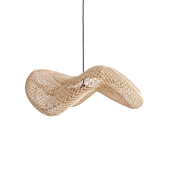 Wave rotan hanglamp L Ø 71x26 cm