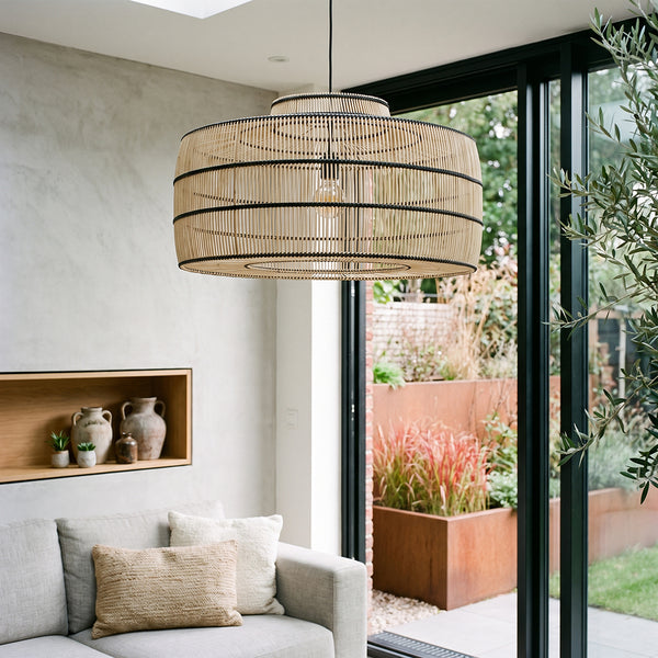 Stella rotan hanglamp - 61x61x36 cm