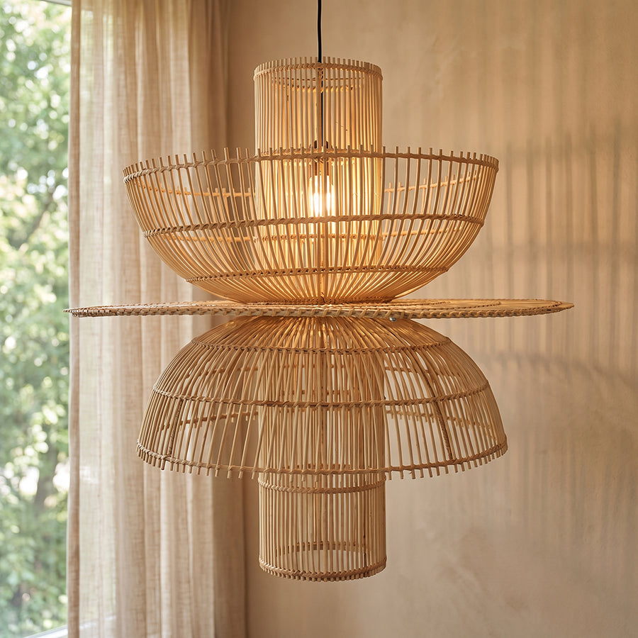 Saturn rotan hanglamp Ø 65x63 cm