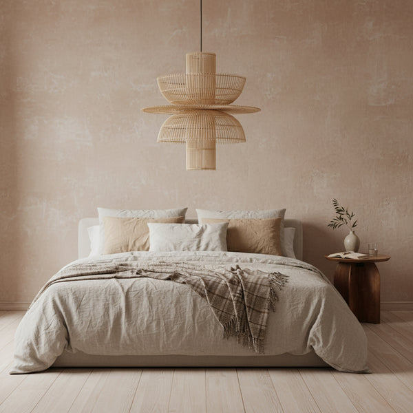 Saturn rotan hanglamp Ø 65x63 cm