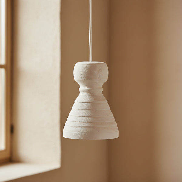 Chalk hanglamp kanoi - 15x15x20,5 cm