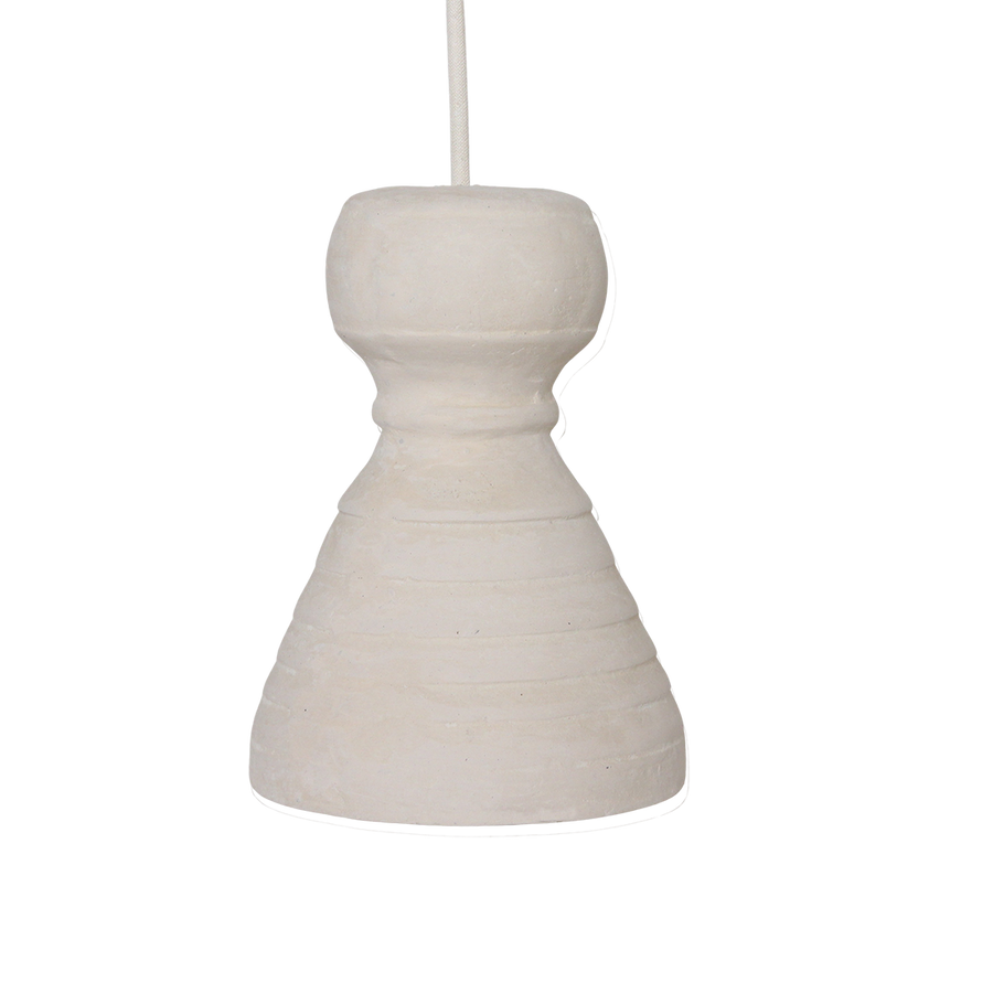 Chalk hanglamp kanoi - 15x15x20,5 cm