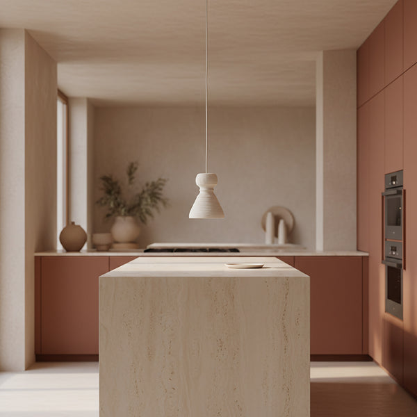 Chalk hanglamp kanoi - 15x15x20,5 cm