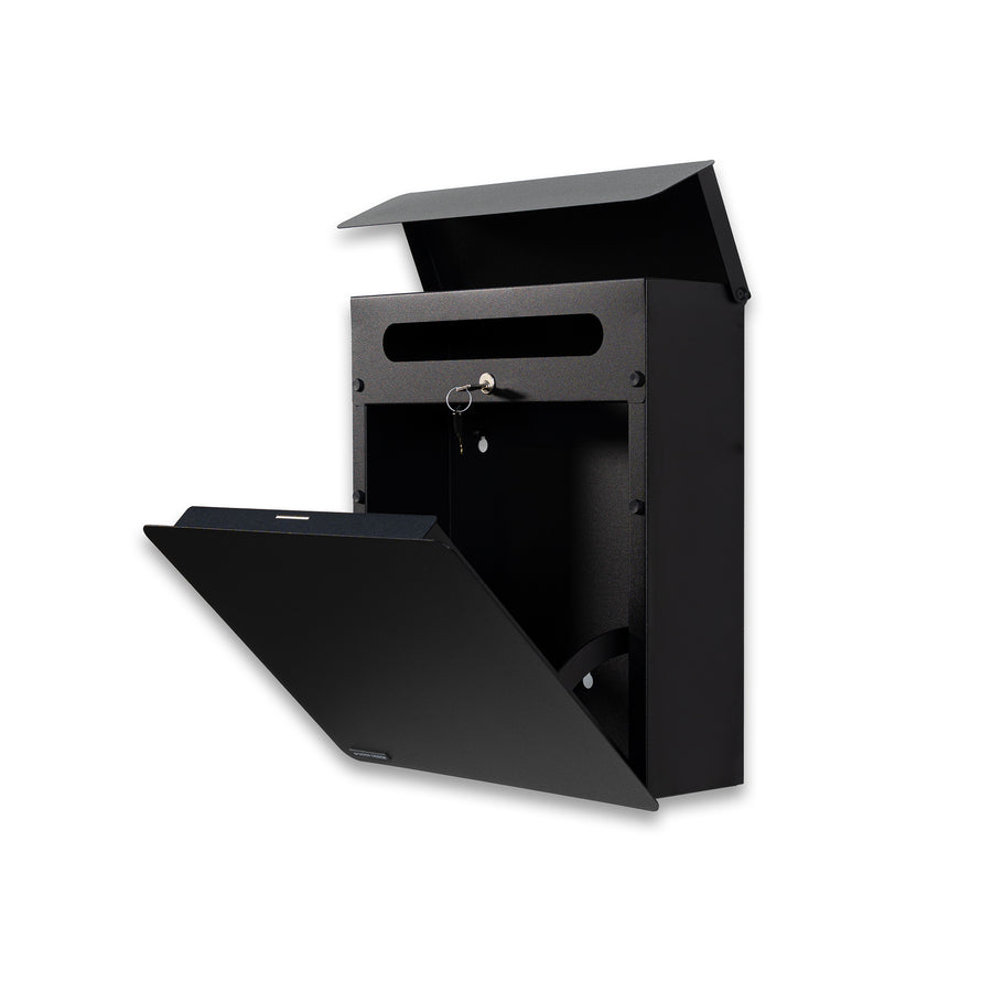 Brievenbus Inbox zwart