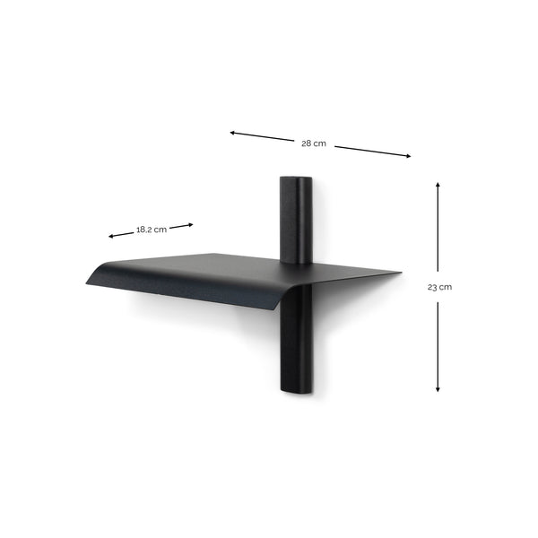 Wandplank Hola 1 zwart