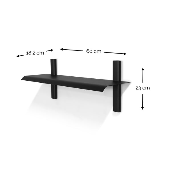 Wandplank Hola 2 zwart
