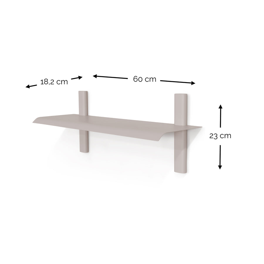 Wandplank Hola 2 taupe