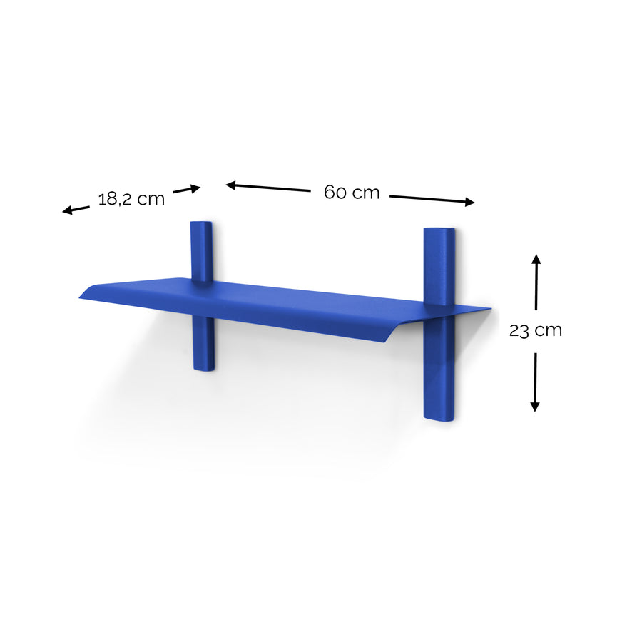 Wandplank Hola 3 blauw