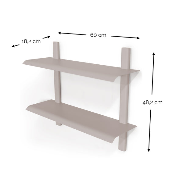 Wandplank Hola 3 taupe