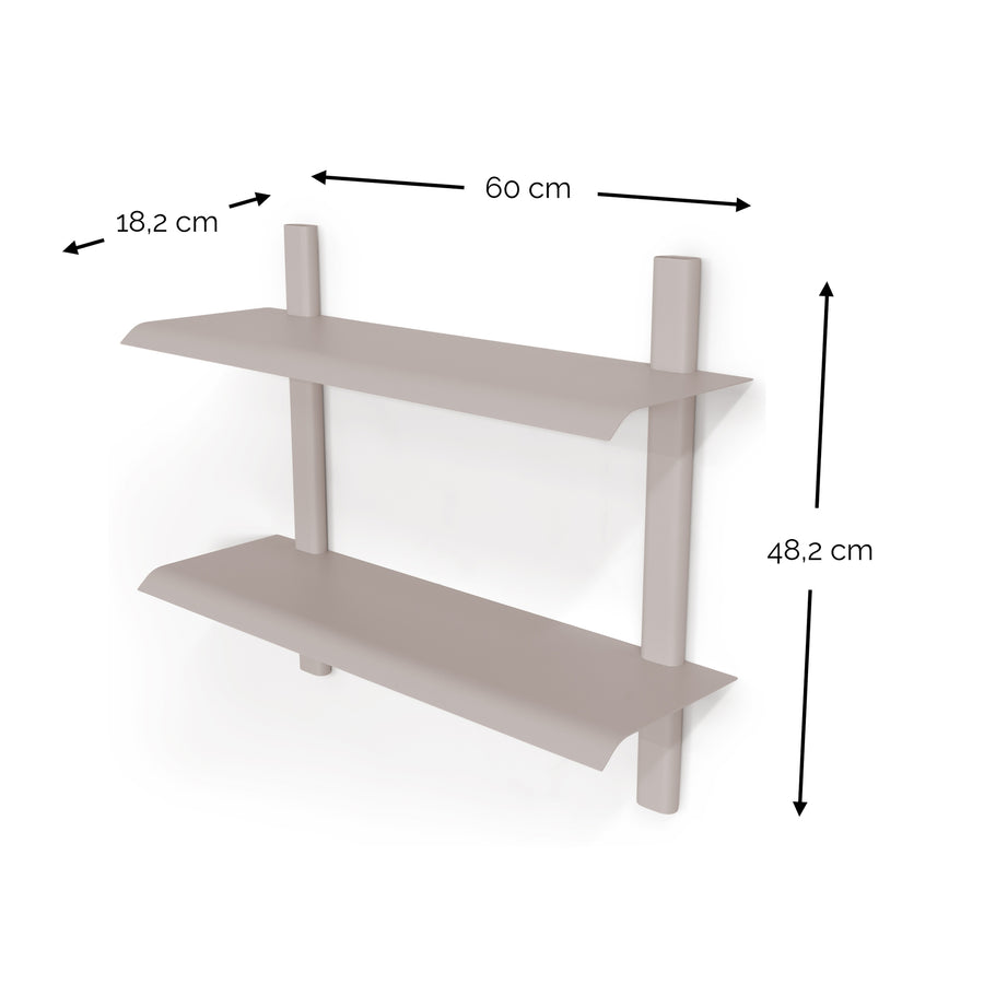 Wandplank Hola 3 taupe
