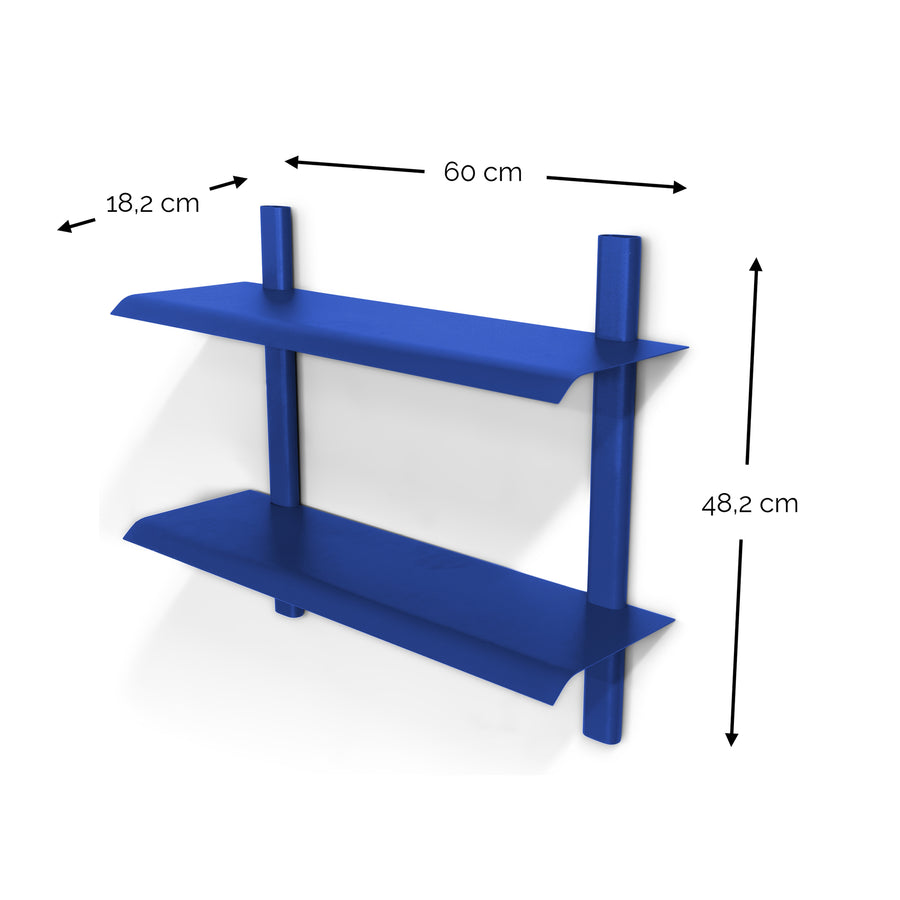 Wandplank Hola 3 blauw