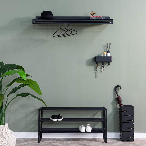 Schoenenrek Rex sr 2 - 100 cm zwart