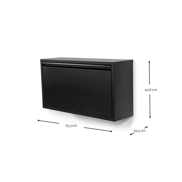Schoenenkast Billy maxi 1 zwart