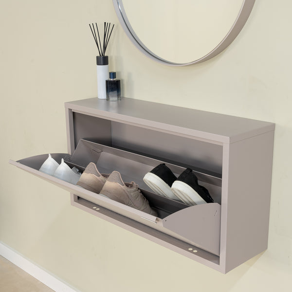 Schoenenkast Billy 1 maxi taupe