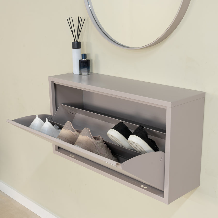 Schoenenkast Billy 1 maxi taupe