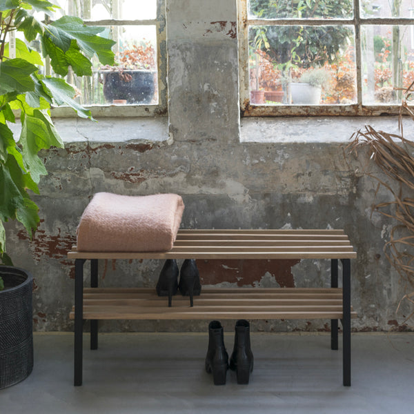 Halbank Rizzoli Bench zwart