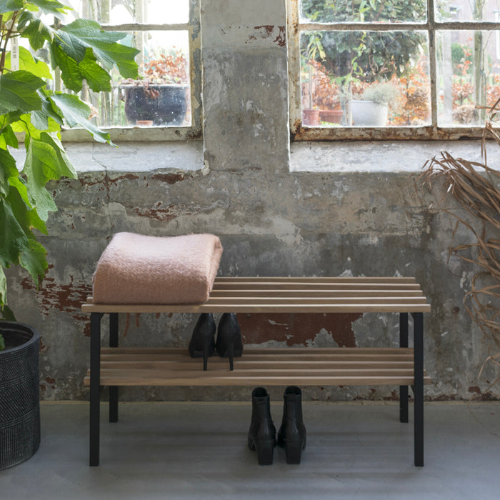 Halbank Rizzoli Bench zwart