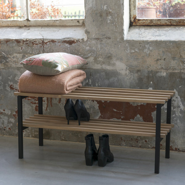 Halbank Rizzoli Bench zwart
