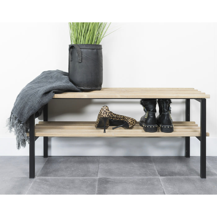 Halbank Rizzoli Bench zwart