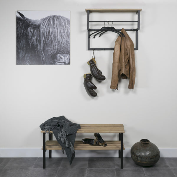 Halbank Rizzoli Bench zwart