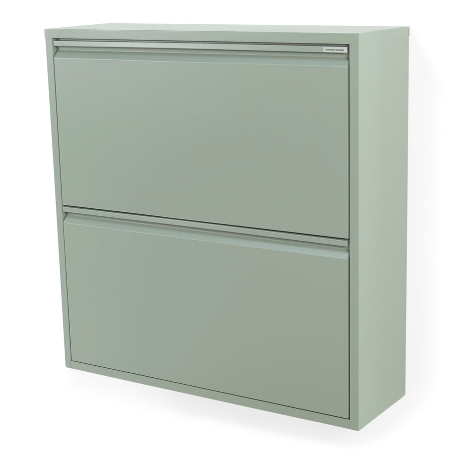 Schoenenkast Billy 2 groen