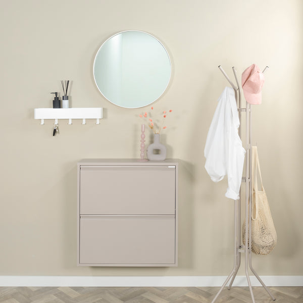 Schoenenkast Billy 2 taupe