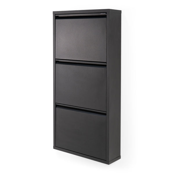 Schoenenkast Billy 3 zwart
