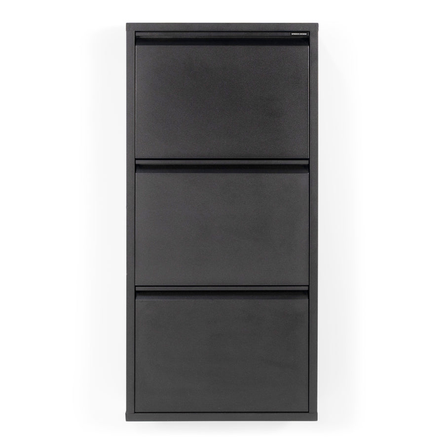 Schoenenkast Billy 3 zwart