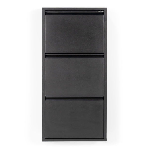 Schoenenkast Billy 3 zwart