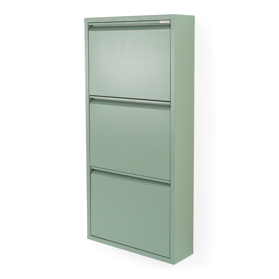 Schoenenkast Billy 3 groen