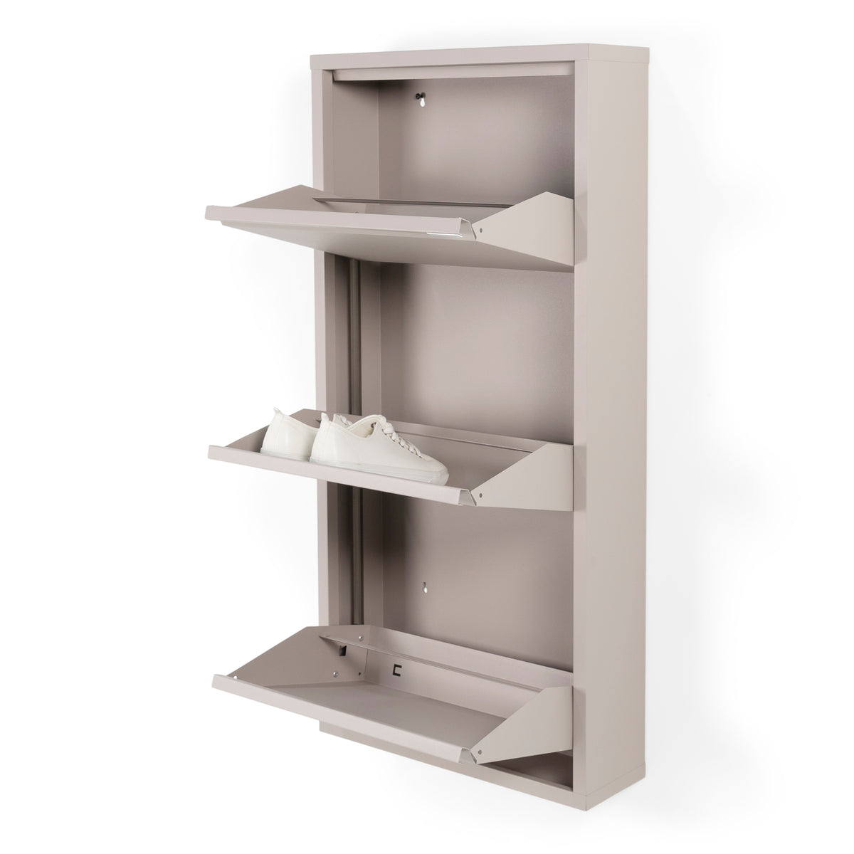 Schoenenkast Billy 3 Taupe