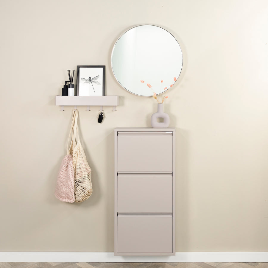 Schoenenkast Billy 3 Taupe