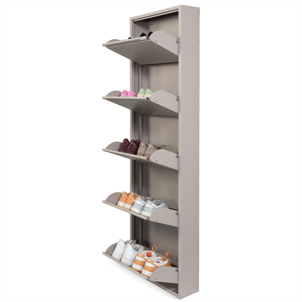 Schoenenkast Billy 5 taupe