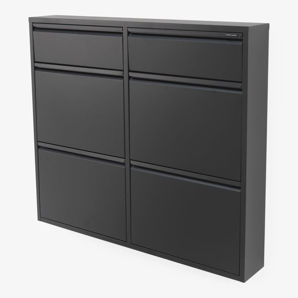 Schoenenkast Billy 6 zwart