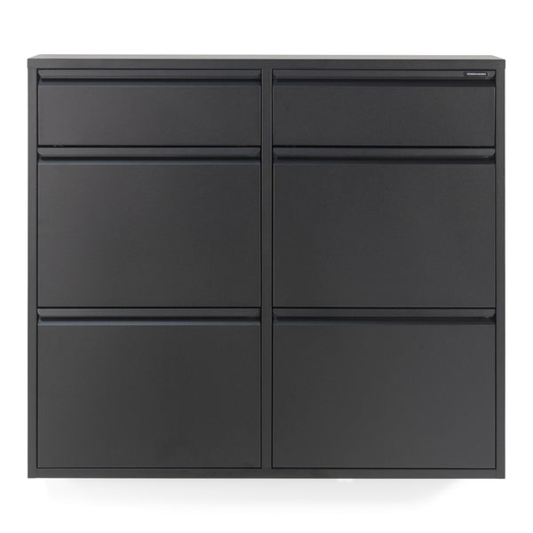 Schoenenkast Billy 6 zwart