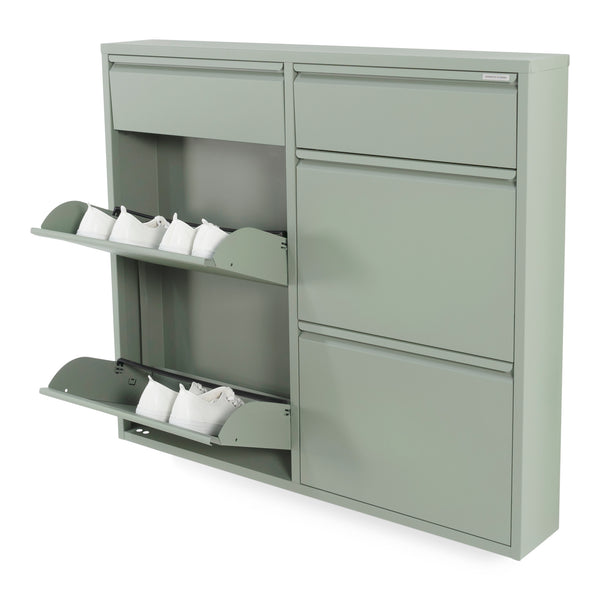 Schoenenkast Billy 6 groen