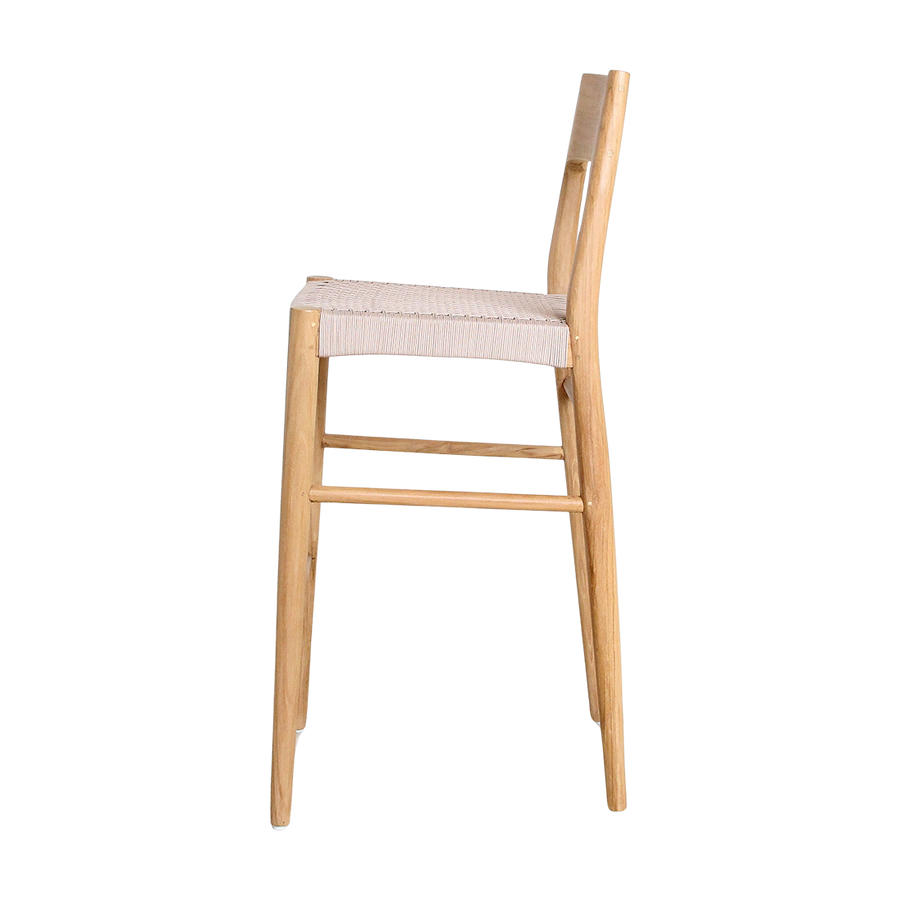 Freya teakhouten barstoel outdoor