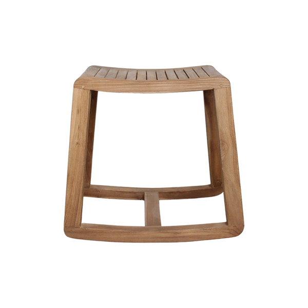 Teakhouten schommelkruk - 49x36x45 cm
