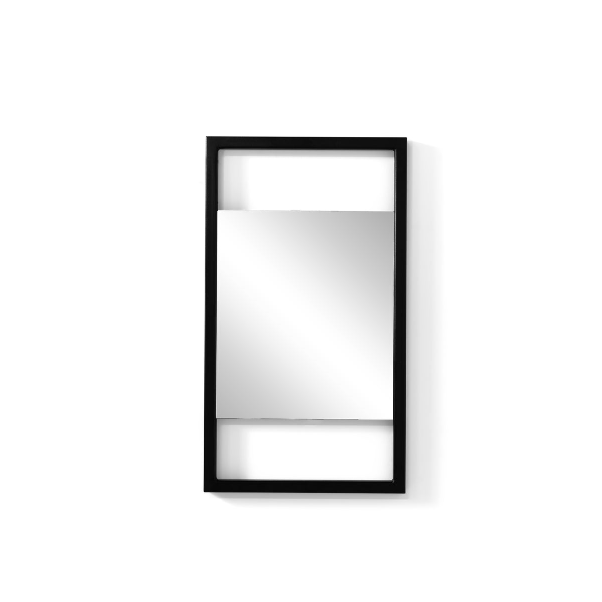 Spiegel Luma S zwart