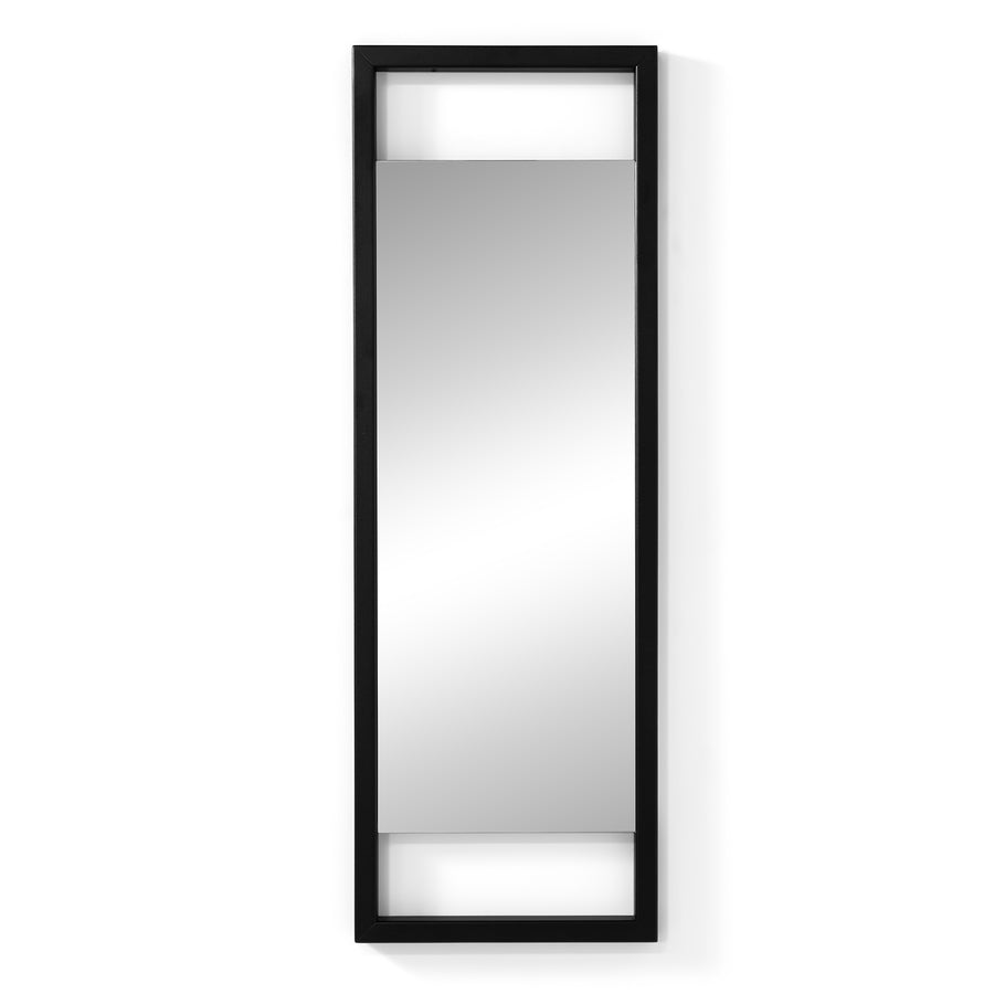 Spiegel Luma L zwart