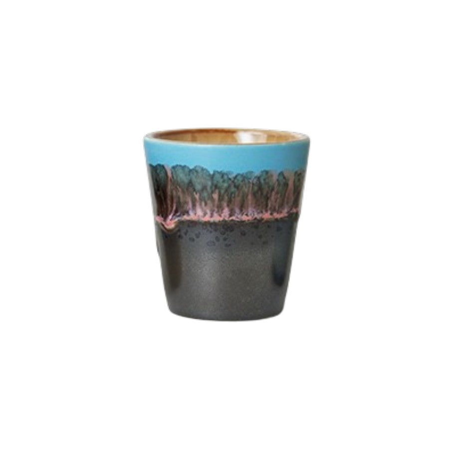 Ristrettomok 70s ceramics Solar blauw