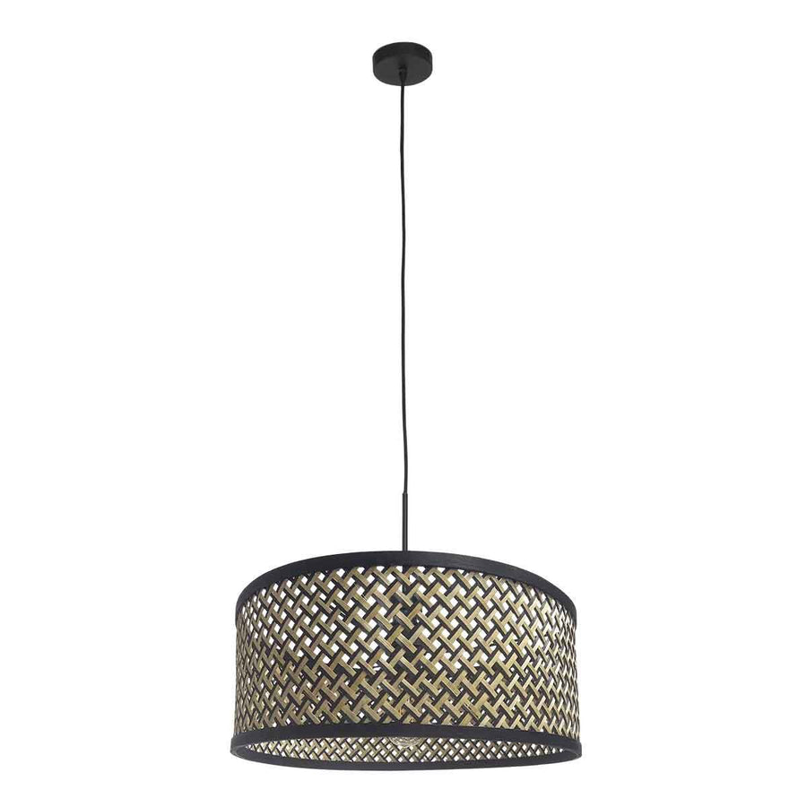 Hanglamp Vidrio 3832ZW amber geel glas