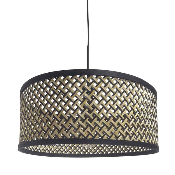 Hanglamp Vidrio 3832ZW amber geel glas