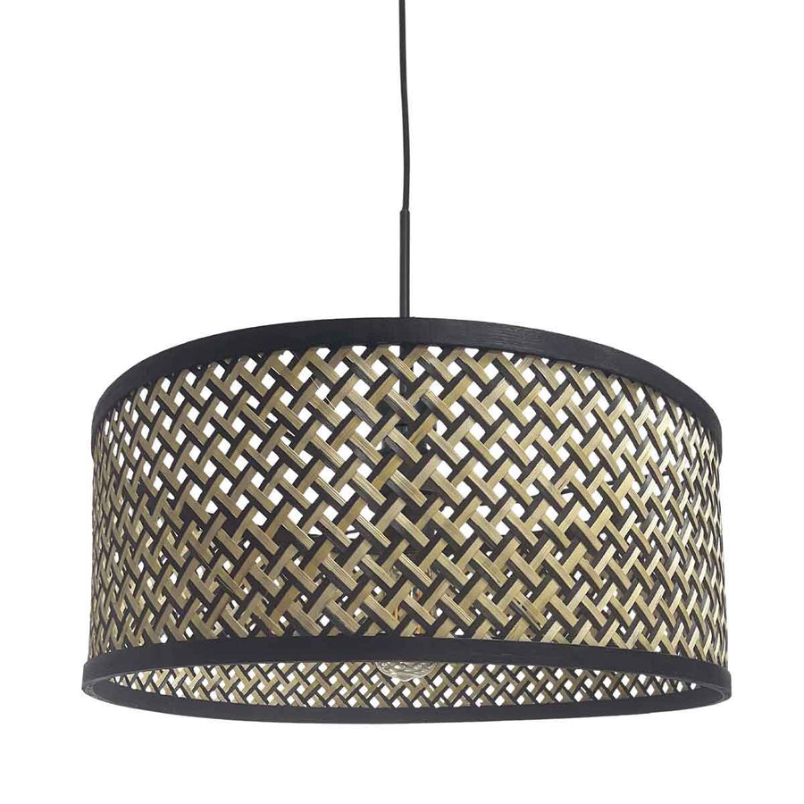 Hanglamp Vidrio 3832ZW amber geel glas