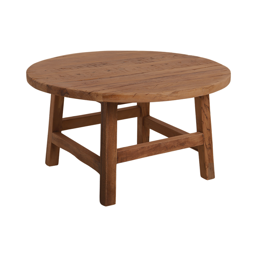 Farmwood ronde salontafel - ø70x38 cm