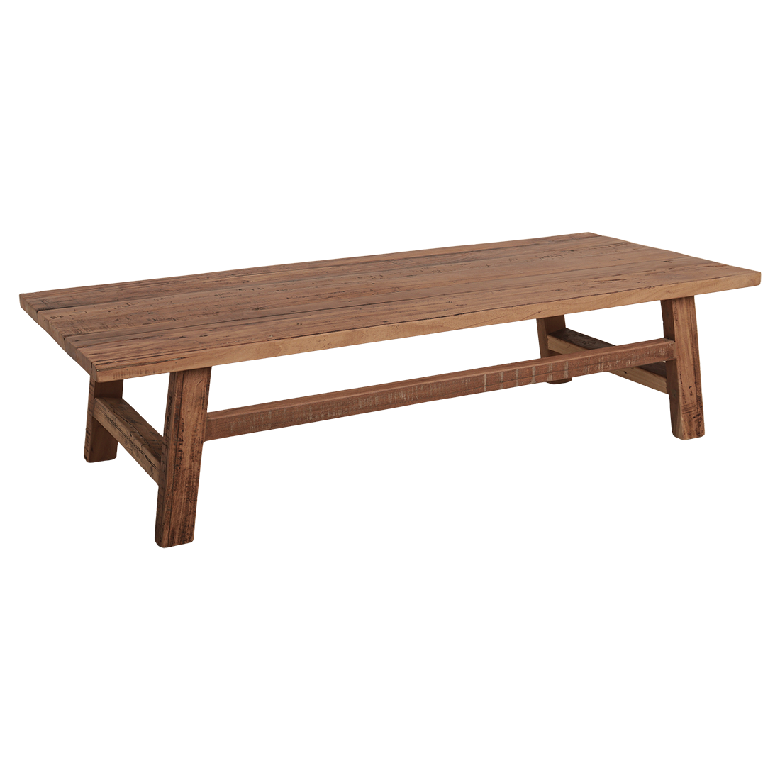 Farmwood houten salontafel rechthoek - 140x60x35 cm