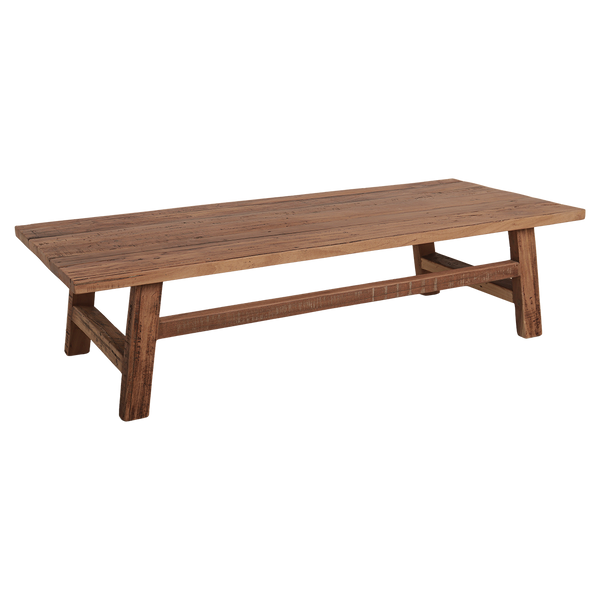 Farmwood houten salontafel rechthoek - 140x60x35 cm