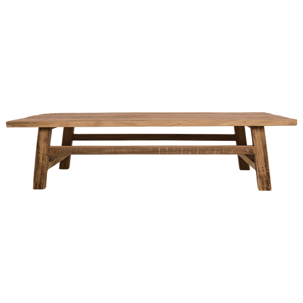 Farmwood houten salontafel rechthoek - 140x60x35 cm