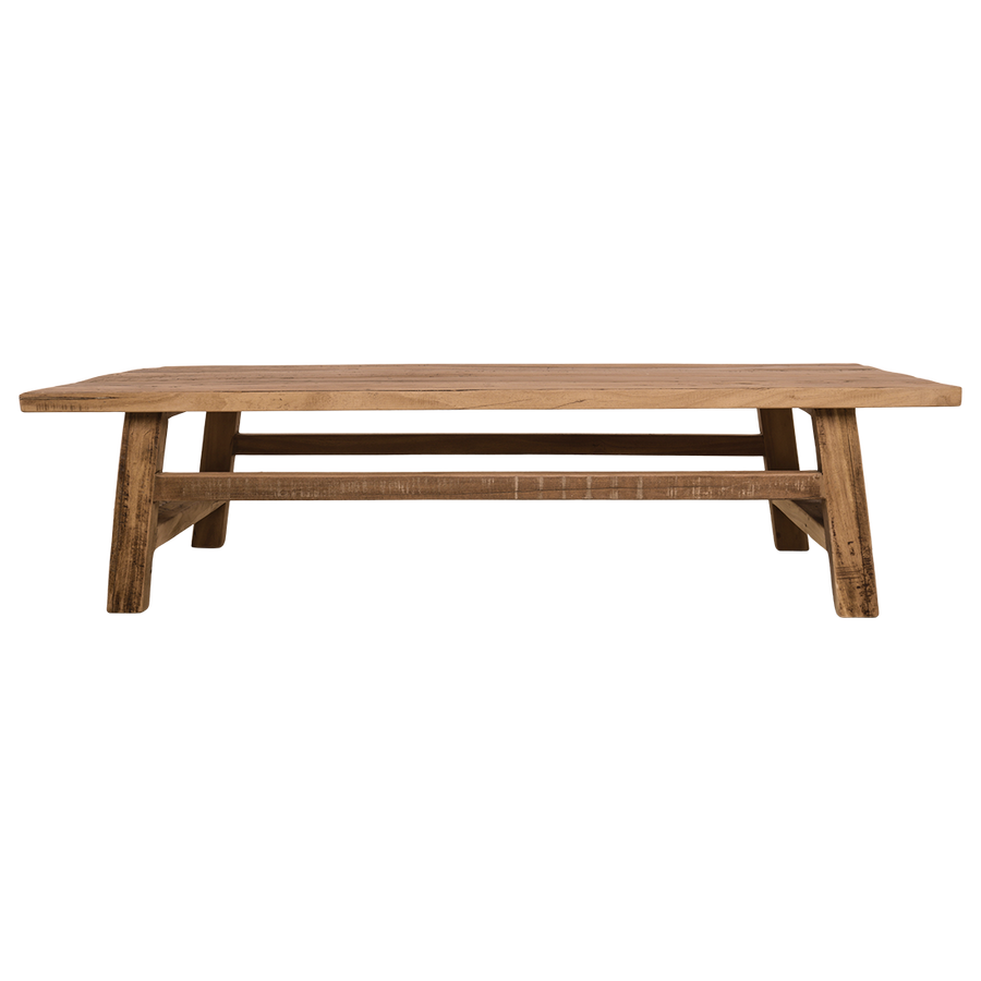 Farmwood houten salontafel rechthoek - 140x60x35 cm