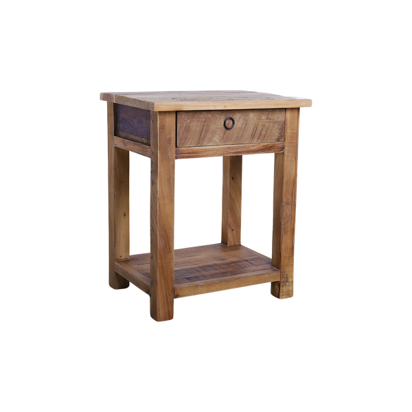 Farmwood houten nachtkastje met lade – 50x38x60 cm